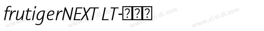 frutigerNEXT LT字体转换
